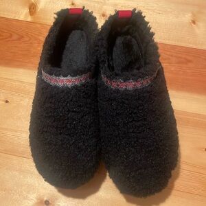 Sherpa platform slipper shoe